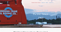 Desktop Screenshot of hawaiiancrane.com